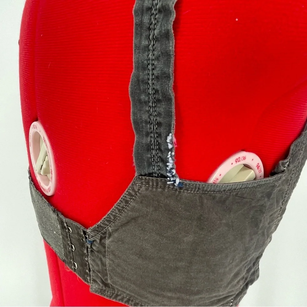 Vintage Exquisite Form Washed Black Cotton Authentic Bullet Bra / Size 34D - Picture 7 of 12